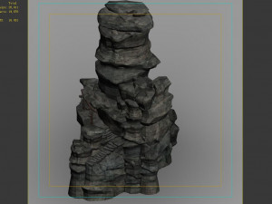 terrain-mountain-stone mountain 071 Modello 3D
