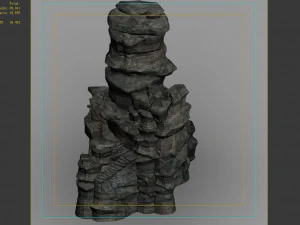 terrain-mountain-stone mountain 071 3D Model
