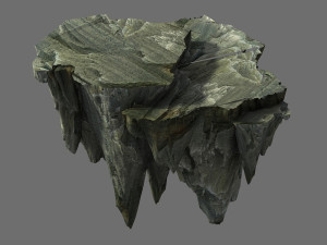 terrain-mountain-stone mountain 0734 3D Model