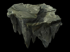 terrain-mountain-stone mountain 0734 Modelo 3D