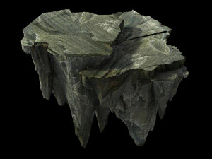 terrain-mountain-stone mountain 0734 3D Model