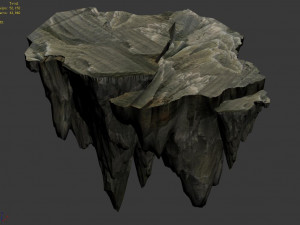 terrain-mountain-stone mountain 0734 Modelo 3D