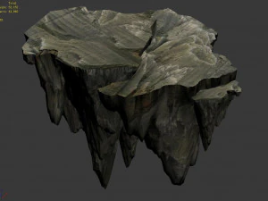 terrain-mountain-stone mountain 0734 3D Model