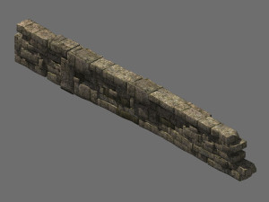 terrain-mountain-stone mountain-wall 107 3D Model