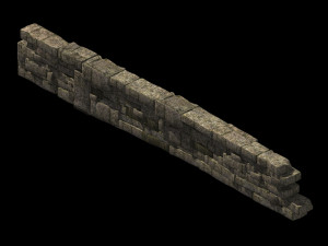 terrain-mountain-stone mountain-wall 107 Model 3D