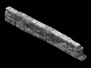terrain-mountain-stone mountain-wall 107 Model 3D