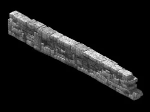 terrain-mountain-stone mountain-wall 107 3D Model