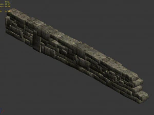 terrain-mountain-stone mountain-wall 107 3D Model