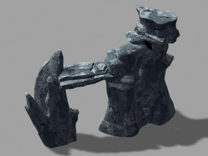terrain-mountain-stone mountain-shimen 07 3D Model