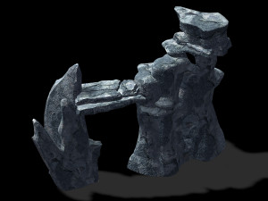 terrain-mountain-stone mountain-shimen 07 Modèle 3D