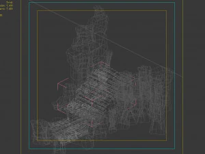 terrain-mountain-stone mountain-stone ladder 07 3D Model