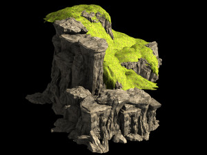 terrain-mountain-stone-vegetation 32 3D Model