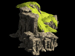 terrain-mountain-stone-vegetation 32 3D Model