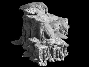 terrain-mountain-stone-vegetation 32 3D Model