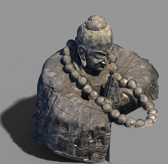 poison fog forestevil buddhagold iron buddha 3D Model .c4d .max .obj .3ds .fbx .stl .blend