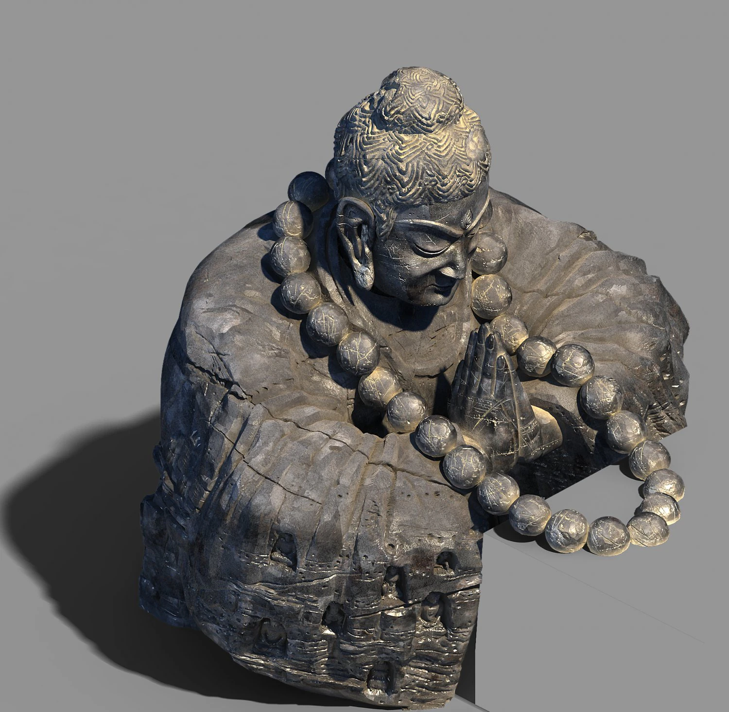 poison fog forestevil buddhagold iron buddha 3D Model .c4d .max .obj .3ds .fbx .stl .blend 