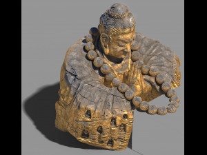 poison fog forestevil buddhagold iron buddha 3D Model