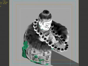 poison fog forestevil buddhagold iron buddha 3D Model