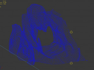 submarine topography-cave 23 3D 模型