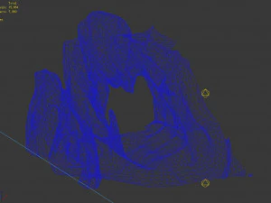 submarine topography-cave 23 3D Model