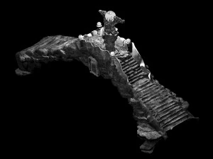 undersea-topography-stone bridge-pearl 32 3D Model