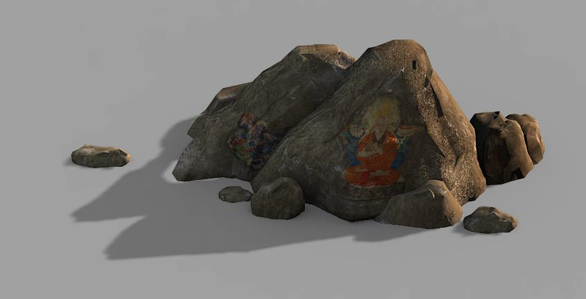 riverside-rocks 558 3D Model .c4d .max .obj .3ds .fbx .stl .blend 