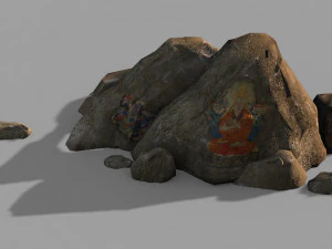 riverside-rocks 558 3D Model