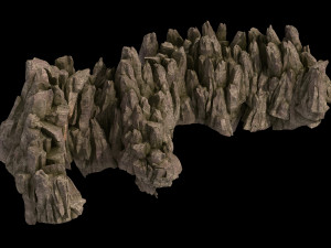 hongri taoist temple-gravel cave Modelo 3D