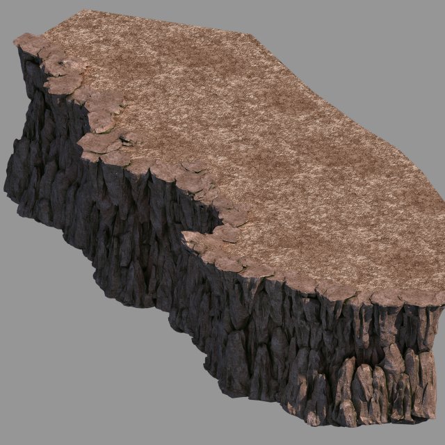 hongri taoist temple-dark terrain 01 Model 3D .c4d .max .obj .3ds .fbx .stl .blend 