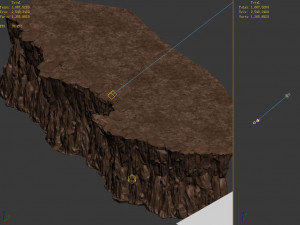 hongri taoist temple-dark terrain 01 Model 3D