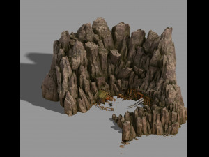 hongri taoist temple-mine 3D Model
