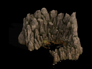 hongri taoist temple-mine 3D Model