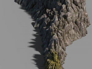 hongri taoist temple-mountains 3D Model