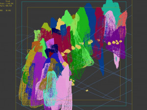 hongri taoist temple-mountain 03 3D Model