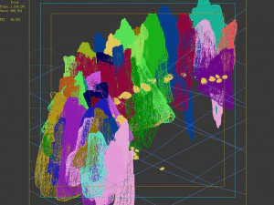 hongri taoist temple-mountain 03 3D Model