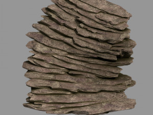 hongri taoist temple-stone stairs 01 3D Model
