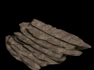 hongri taoist temple-stone ladder 02 Model 3D