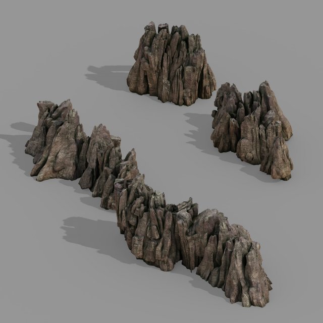 hongri taoist temple-stone Modèle 3D .c4d .max .obj .3ds .fbx .stl .blend 