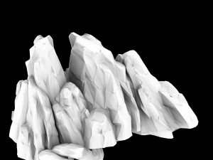 hongri taoist temple-stone 01 Model 3D