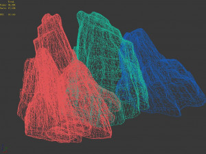hongri taoist temple-stone 01 Model 3D