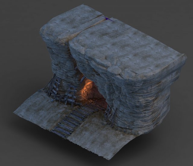 butterfly valley-escape hole 3D Модель .c4d .max .obj .3ds .fbx .stl .blend 