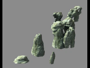huaguoshan-landscape stone 23 3D Model