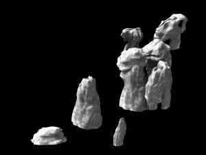huaguoshan-landscape stone 23 Model 3D