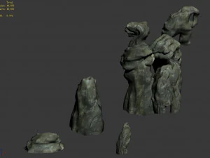 huaguoshan-landscape stone 23 3D Model