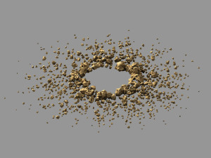 huaguoshan-gravel Modello 3D