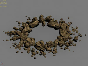huaguoshan-gravel 02 3D Model