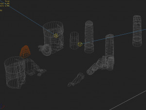 huaguoshan camp-pillars Modèle 3D