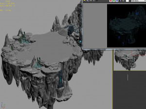 jiuyou sea area-topography 3D 模型