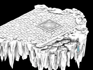 jiuyou sea area-terrain 01 3D Model