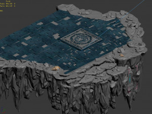 jiuyou sea area-terrain 01 3D 模型
